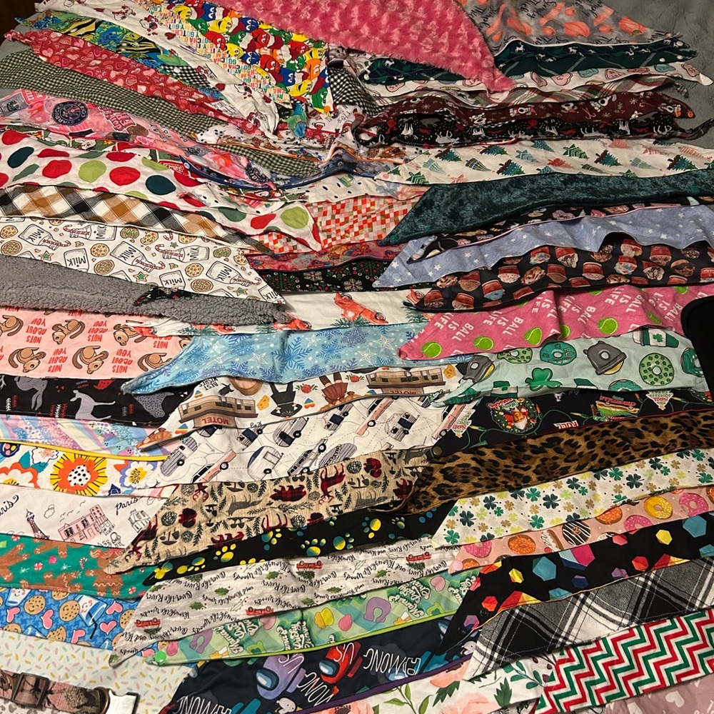 Assorted Patterned Bandanas- Multicolor - Picture 4 of 4